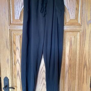 Athletic Works Black Pants with Drawstring waistband - XL